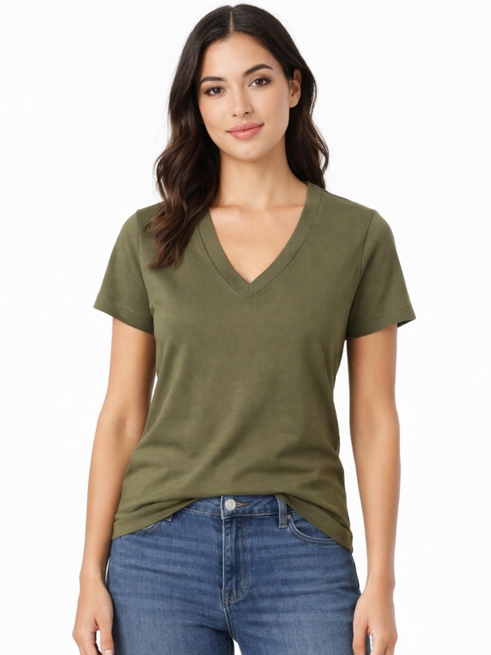 SPANX - Cool Cotton V-Neck‎ Tee
